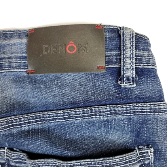 Denom Comfort Fit Distressed Jeans 34/32 - Picture 4 of 5